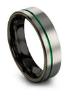 Wedding Band Men&#39;s Awesome Tungsten Band Promise Ring Wife and Boyfriend Set - Charming Jewelers