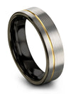 Wedding Bands Sets for Him and Girlfriend Tungsten Ring