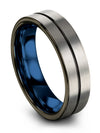 Tungsten Wedding Ring Grey Black Tungsten Grey Wedding Ring