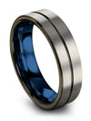 Wedding Band Men&#39;s Awesome Tungsten Band Promise Ring Wife and Boyfriend Set - Charming Jewelers