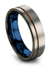 Wedding Ring Sets for His and Husband in Grey Tungsten Band for Men&#39;s Grey Soul - Charming Jewelers