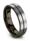 Wedding Ring for Niece Tungsten Jewelry Grey Bands Jewelry for Male His Day - Charming Jewelers