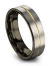 Unique Promise Bands for Mens Plain Tungsten Bands Grey Bling Bands Happy 13th - Charming Jewelers