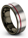 Personalized Anniversary Ring Rare Tungsten Bands Couples Personalized Band - Charming Jewelers