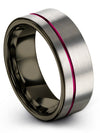 Wedding Bands and Band Tungsten Ring Engrave Wife and Fiance Engagement Woman&#39;s - Charming Jewelers