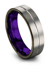 Tungsten Wedding Rings Ring Tungsten Men&#39;s Male Engagement Womans Ring Grey 13 - Charming Jewelers