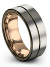 Wedding Engagement Male Band Tungsten Ring Girlfriend and Boyfriend Set Couple - Charming Jewelers