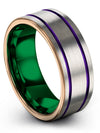 Plain Wedding Bands for Woman Tungsten Wedding Band Ring Men&#39;s Couple Bands - Charming Jewelers