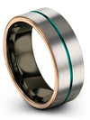 Jewelry Promise Ring for Guys Tungsten Ring Sets Her Day Idea Couples Professor - Charming Jewelers