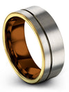 Wedding Band Couples Tungsten Band Wedding Promise Band for Couples Set - Charming Jewelers