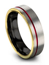 Mens and Woman&#39;s Wedding Bands Set Tungsten Ring Engraved Her Husband Ring Cute - Charming Jewelers