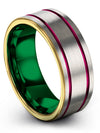 Tungsten Fiance and Her Wedding Rings Sets Tungsten Carbide Wedding Ring Set - Charming Jewelers