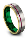 Wedding Sets for Man and Guy Personalized Tungsten Bands Boyfriend - Charming Jewelers