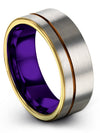 Boyfriend and Girlfriend Promise Band Bands Cute Tungsten Bands Grey Rings - Charming Jewelers