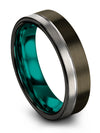 Tungsten Couples Promise Band Nice Wedding Bands Couple Bands Gunmetal Bands - Charming Jewelers