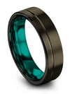 Wedding Sets Gunmetal Tungsten and Gunmetal Bands for Guys Couple Engagement - Charming Jewelers