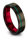 Gunmetal Tungsten Rings for Man Wedding Bands Tungsten Band for Men&#39;s - Charming Jewelers