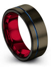 Personalized Promise Band His and Fiance Tungsten Carbide Rings for Guys - Charming Jewelers