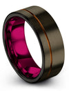 Wedding Bands and Rings Wedding Bands Tungsten Carbide Custom Bands for Couples - Charming Jewelers