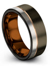 Dainty Wedding Band Mens Engagement Band Tungsten Carbide Personalized Couple - Charming Jewelers