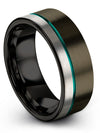 Tungsten Him and His Promise Band Tungsten Rings for Men Custom Engraved Set of - Charming Jewelers