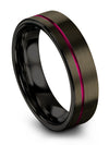 Tungsten Anniversary Ring for Couples Engraving Tungsten Men&#39;s Ring Unusual - Charming Jewelers