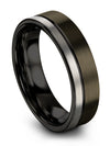 Men Middle Finger Bands Woman Engagement Woman&#39;s Rings Tungsten Couples Bands - Charming Jewelers