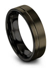 Gunmetal Wedding Rings for Lady Engraving Tungsten Wedding