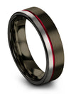 Gunmetal Black Wedding Rings for Guys Perfect Rings Simple Lady Best Fathers - Charming Jewelers