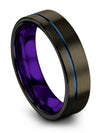 Simple Wedding Bands Sets Husband and His Fancy Tungsten Band Her and Her - Charming Jewelers