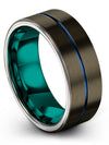 Guy Simple Wedding Band Tungsten Matching Rings Engraved Ring for Woman - Charming Jewelers