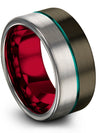 Dainty Wedding Bands Tungsten Wedding Bands Ring Promise Husband Engagement - Charming Jewelers