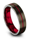 Promise Rings Sets for Mens Unique Tungsten Band Bands Sets for Fiance and Him - Charming Jewelers