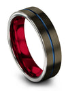 Gunmetal Guys Wedding Ring Engraved Mens Bands Tungsten