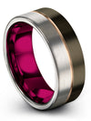Plain Wedding Rings Male Tungsten Carbide for Female Guys Lady Ring Sets - Charming Jewelers