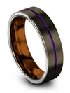 Carbide Wedding Band Tungsten Bands 6mm Woman I Love Jewelry Anniversary Gifts - Charming Jewelers