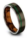 Wedding Rings Gunmetal for Guy Wedding Ring for Husband