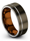 Small Anniversary Ring Tungsten Promise Ring Christian Bands Ladies Him and Her - Charming Jewelers