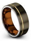 Wife and Boyfriend Tungsten Anniversary Band Sets Tungsten Wedding Ring - Charming Jewelers