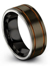 Matching Couple Wedding Bands Tungsten Rings Flat Love Band