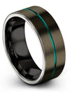 Wedding Gunmetal Ring Set Tungsten Ring for Guy Carbide Gunmetal Black Jewelry - Charming Jewelers