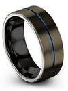 Weddings Bands Sets for His and Fiance Tungsten Couples Rings Sets Minimalist - Charming Jewelers