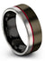 8mm Wedding Ring Male Tungsten Engagement Band Set Couple