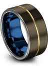 Mother&#39;s Day for Engineer Tungsten Rings Gunmetal Couples