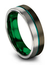 Wedding Rings Band for Him and Wife Tungsten Ring for Guy Engagement Man - Charming Jewelers
