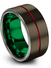 Carbide Promise Rings Tungsten Christmas Band Promise Bands Woman&#39;s Happy - Charming Jewelers