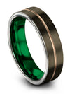 Matching Wedding Rings for Boyfriend and Him Tungsten Engagement Female Band - Charming Jewelers
