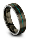 Men 6mm Band Bands Tungsten Carbide Rings for Ladies 6mm I Love You Promise - Charming Jewelers