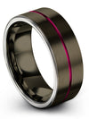Matching Husband and Wife Wedding Rings Tungsten Ring