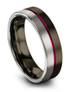 Tungsten Woman Anniversary Band Tungsten Engagement Womans Bands Fiance - Charming Jewelers